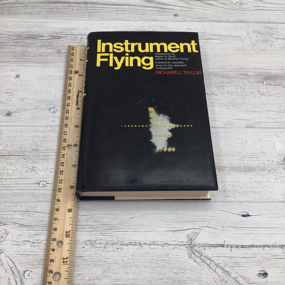 Instrument Flying Richard L. Taylor 1977 Hardcover Aviation IFR Flight Book - Picture 8 of 9